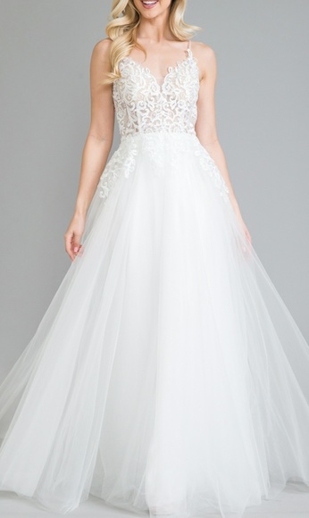 New formal wedding gown evening bridal dress - Picture 3 of 7